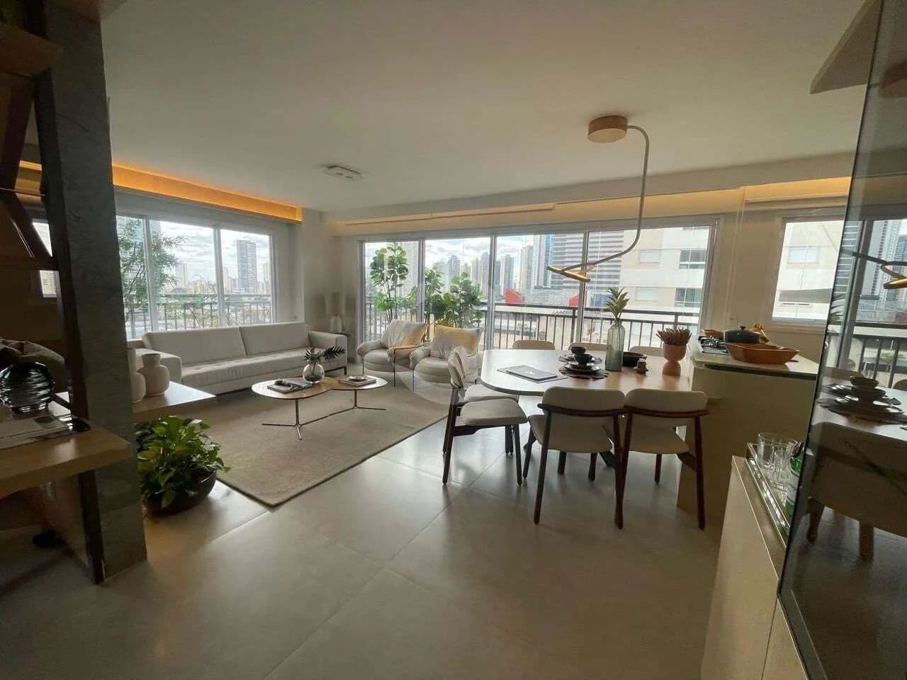 Apartamento 3 suítes 122 m² Decorado e Mobiliado  no Setor Bueno Goiânia Natto Bueno Novo
