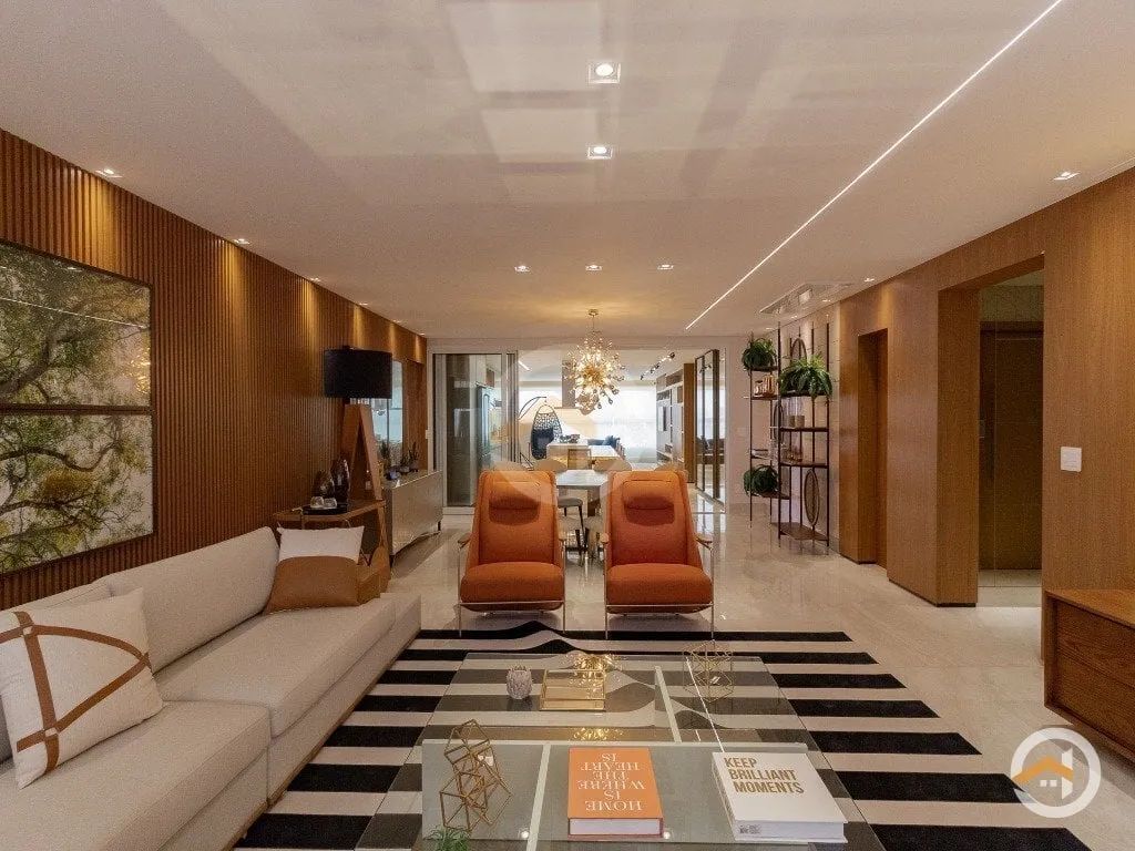 Apartamento 4 suítes, Mobiliado e Decorado, Setor Marista com 3 vagas de garagem