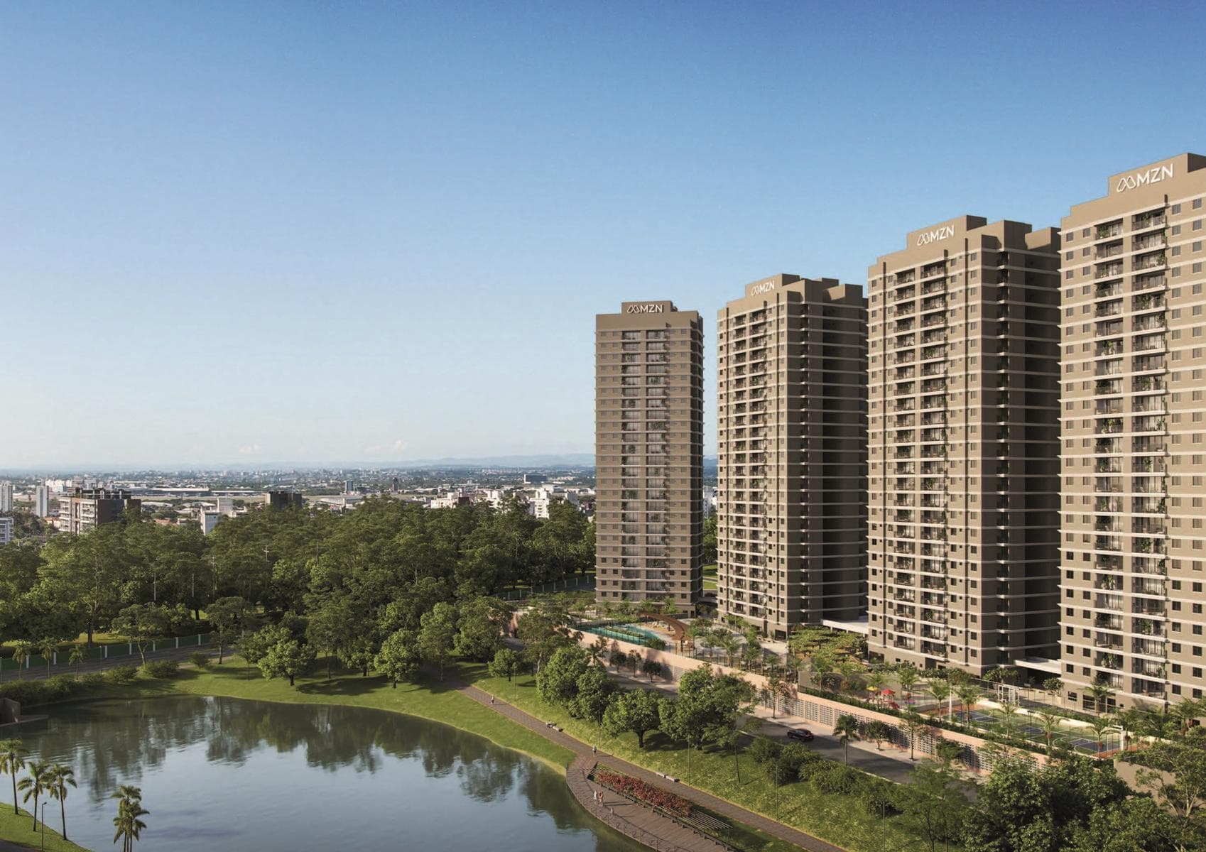 Apartamento 3quartos na orla do Parque Cascavel